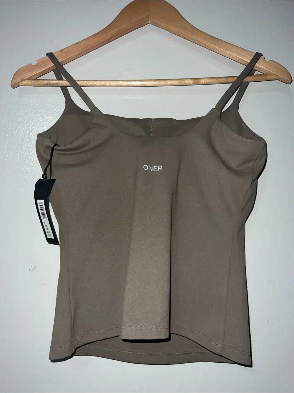 Oner Active Olive Green Ribbed Tank Top - Picture 4 of 4